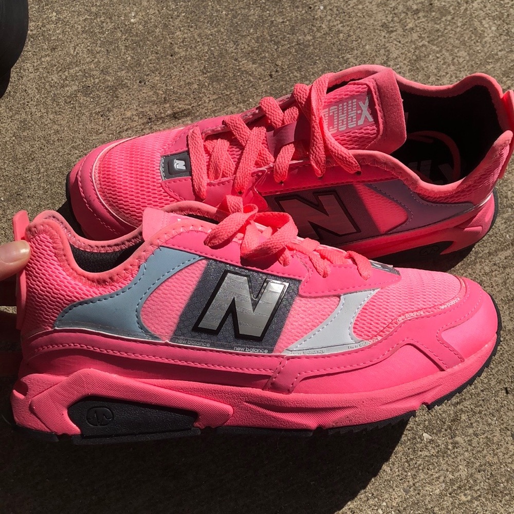 New Balance Womens X-Racer Shoe hot pink/guava 6.5